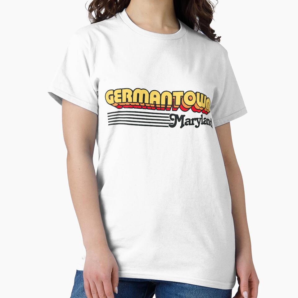 Germantown, Maryland | Retro Stripes by retroready