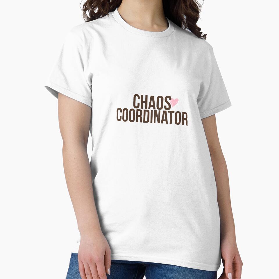 Title: Chaos Coordinator Sticker | Mom Life Sticker | Funny Mom Gift | Motherhood Humor by CoffeeNChaosConcepts