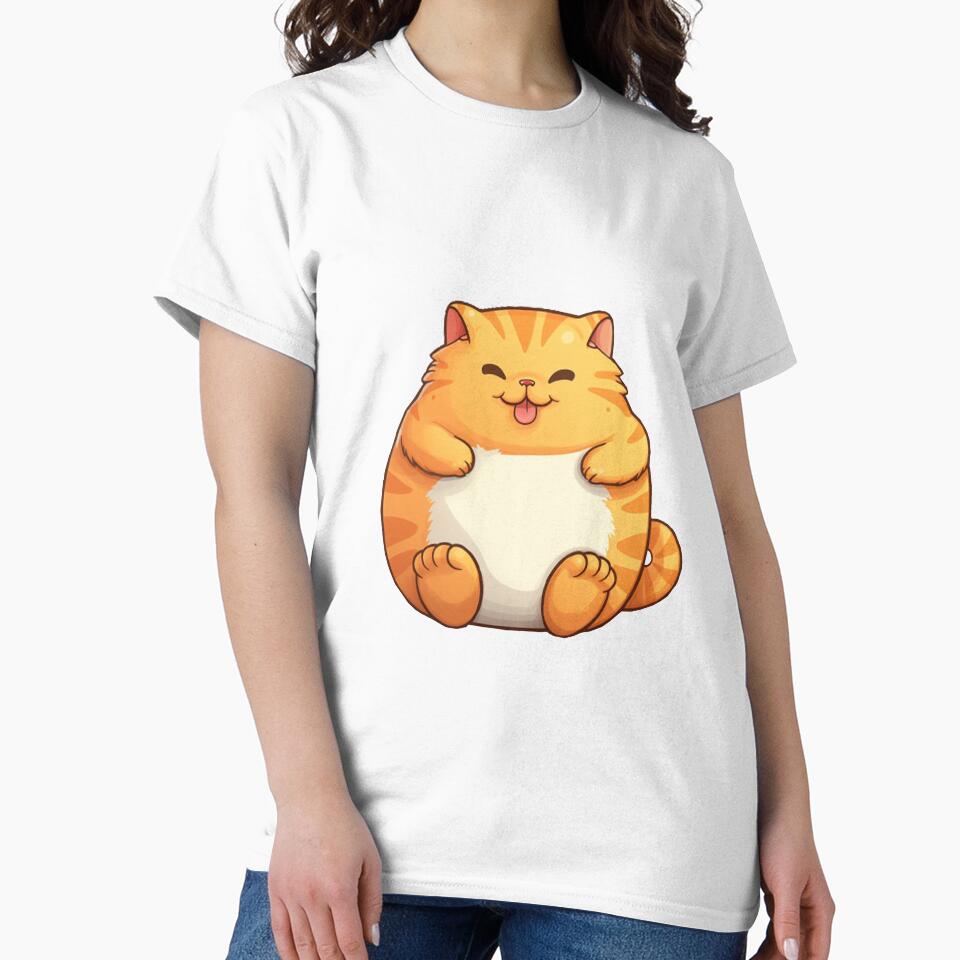 Orange Fat Cat Sticker by ParisssA