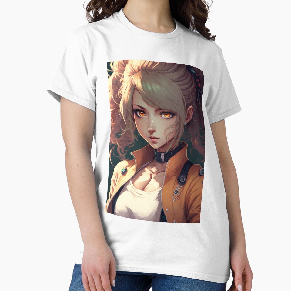 Anime Girl Cute with Blond Hair by Bubblebuk