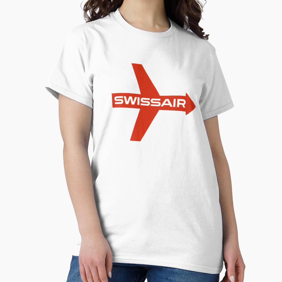 Swissair - airline retro logos - vintage art stickers luggage tags by PIXEL POP DESIGNS - Beyond the Norm!