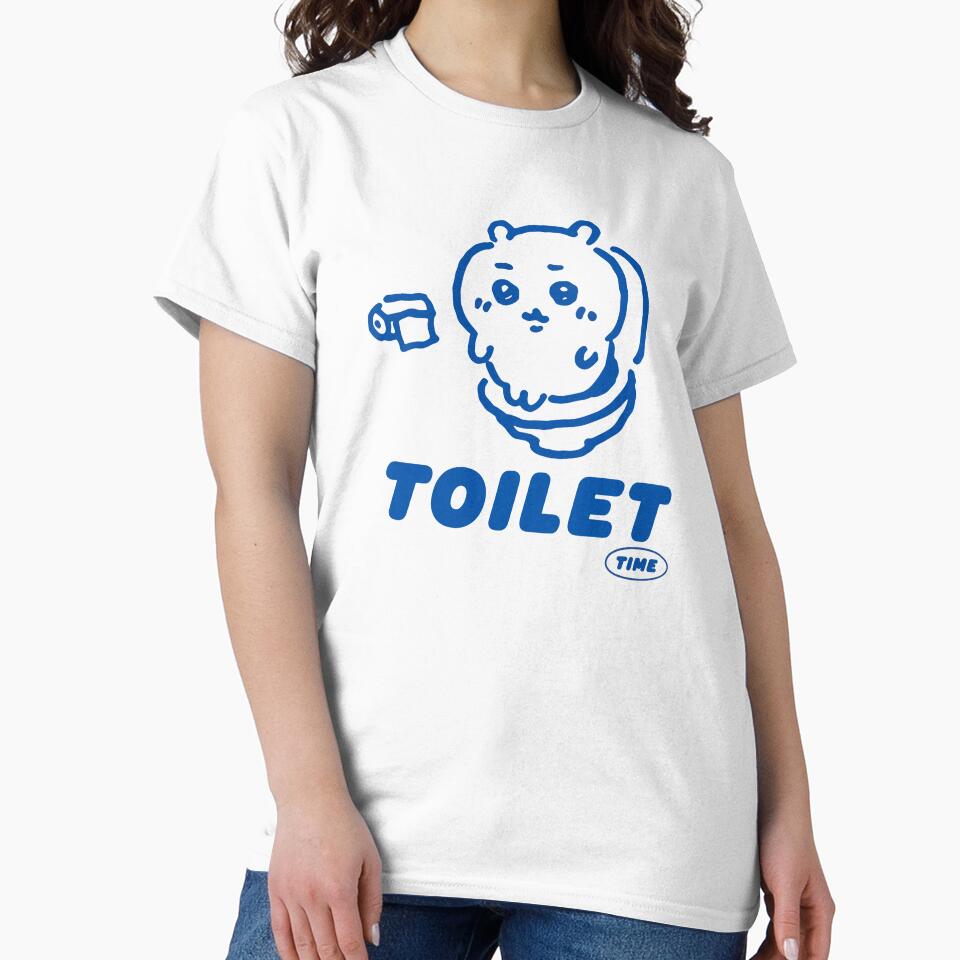 Chiikawa on the Toilet Potty | Hachiware Usagi | Poop Pooping Meme Sticker by 1522Shop