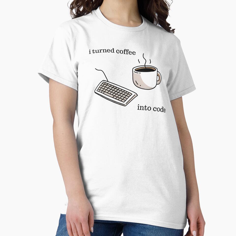 Coffee and Keyboard Design for Programmers by Modern Mood Prints