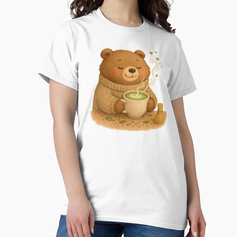 Matcha Bear – Cozy Tea Time Friend by Napini