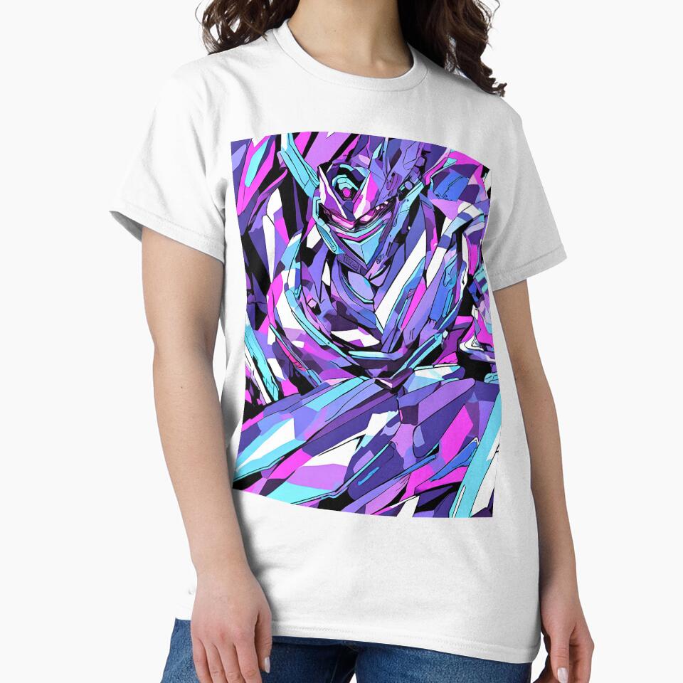 Cyber Futuristic Robot Abstract Geometric Art by CamouflageLab