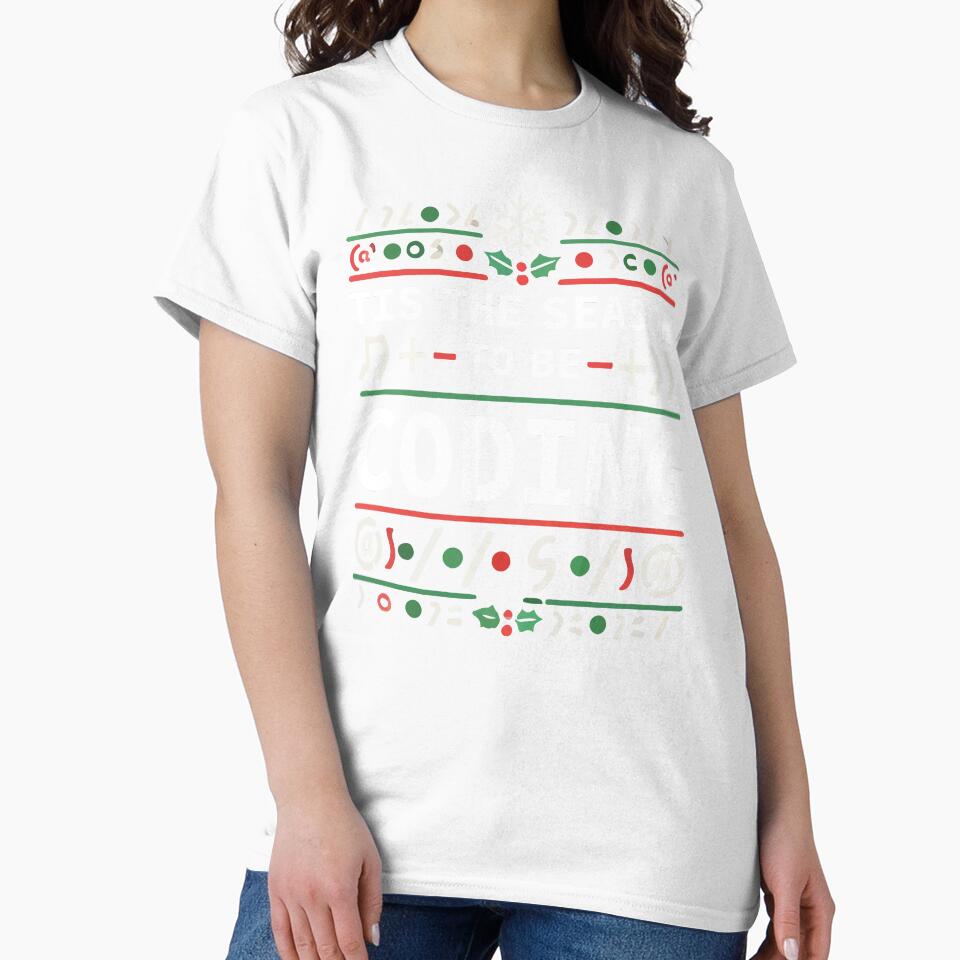 Tis The Season To Be Coding - Funny Computer Coder Christmas by chantastical