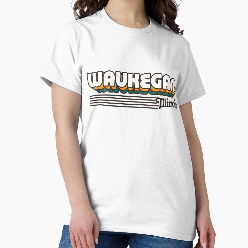 Waukegan, Illinois | Retro Stripes by retroready
