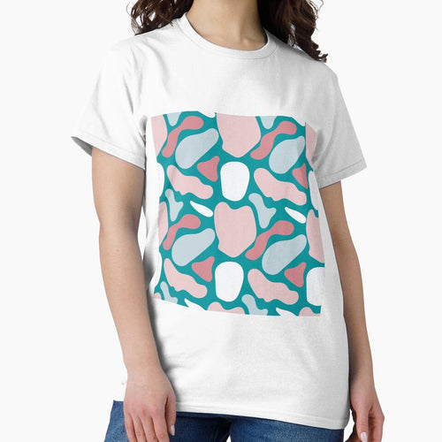 Abstract liquid shapes pattern by Aysel's Designs