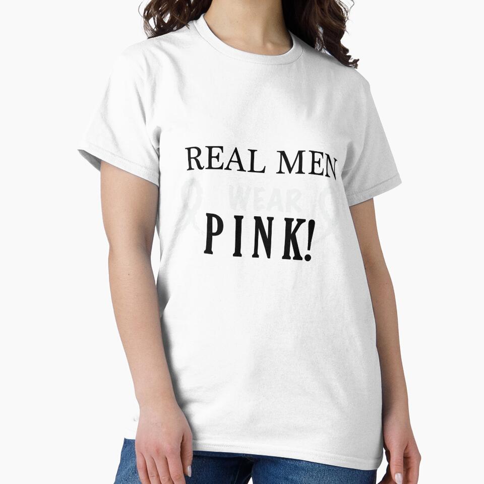 Real Men Wear Pink Breast Cancer Awareness Tee by AllStarMerch