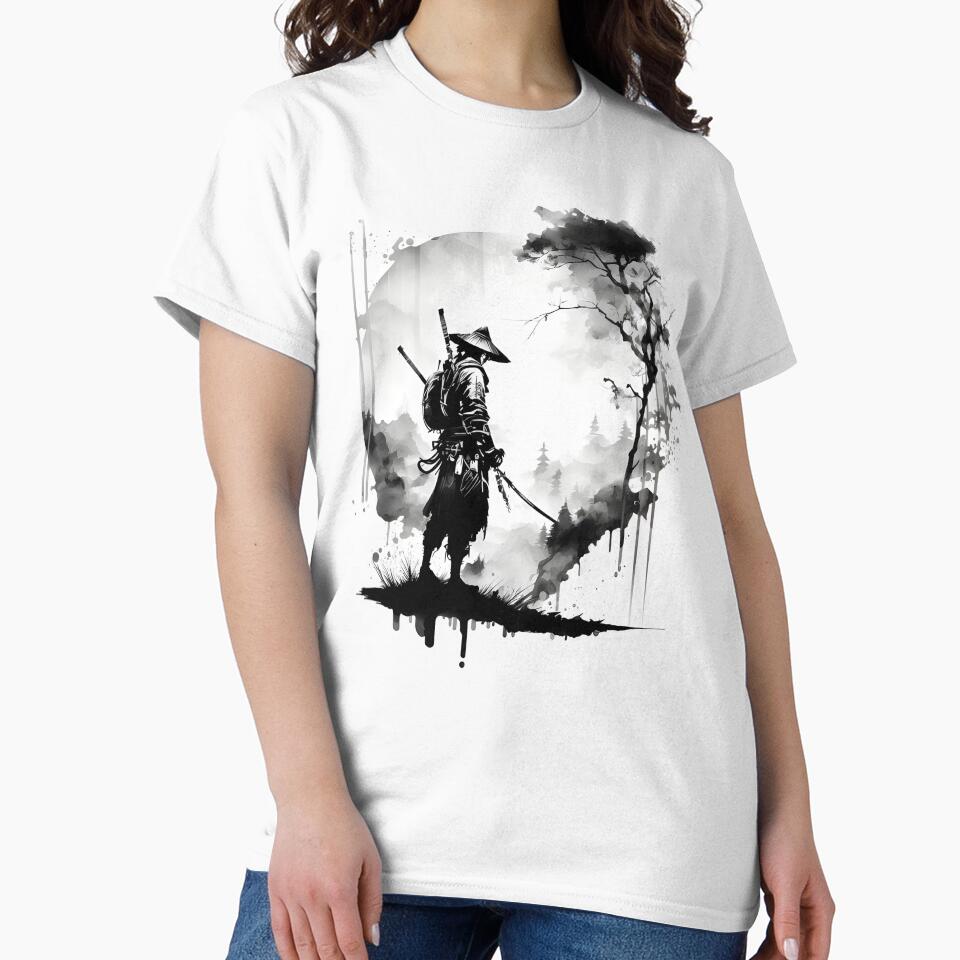SAMURAI Vintage Retro Japanese Art by Lycoris Design Lab