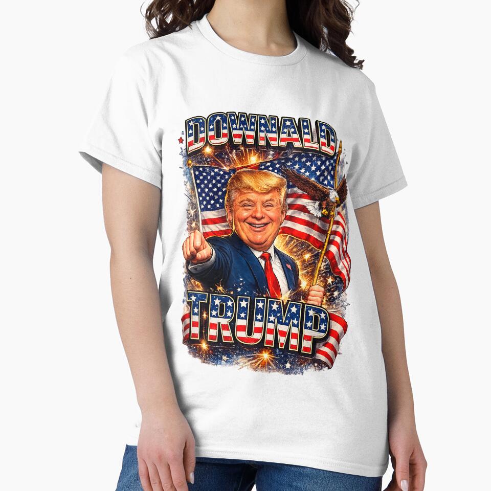 Downald Trump Funny Meme Shirt – Patriotic Parody Graphic Tee, USA Humor Design by Walli's