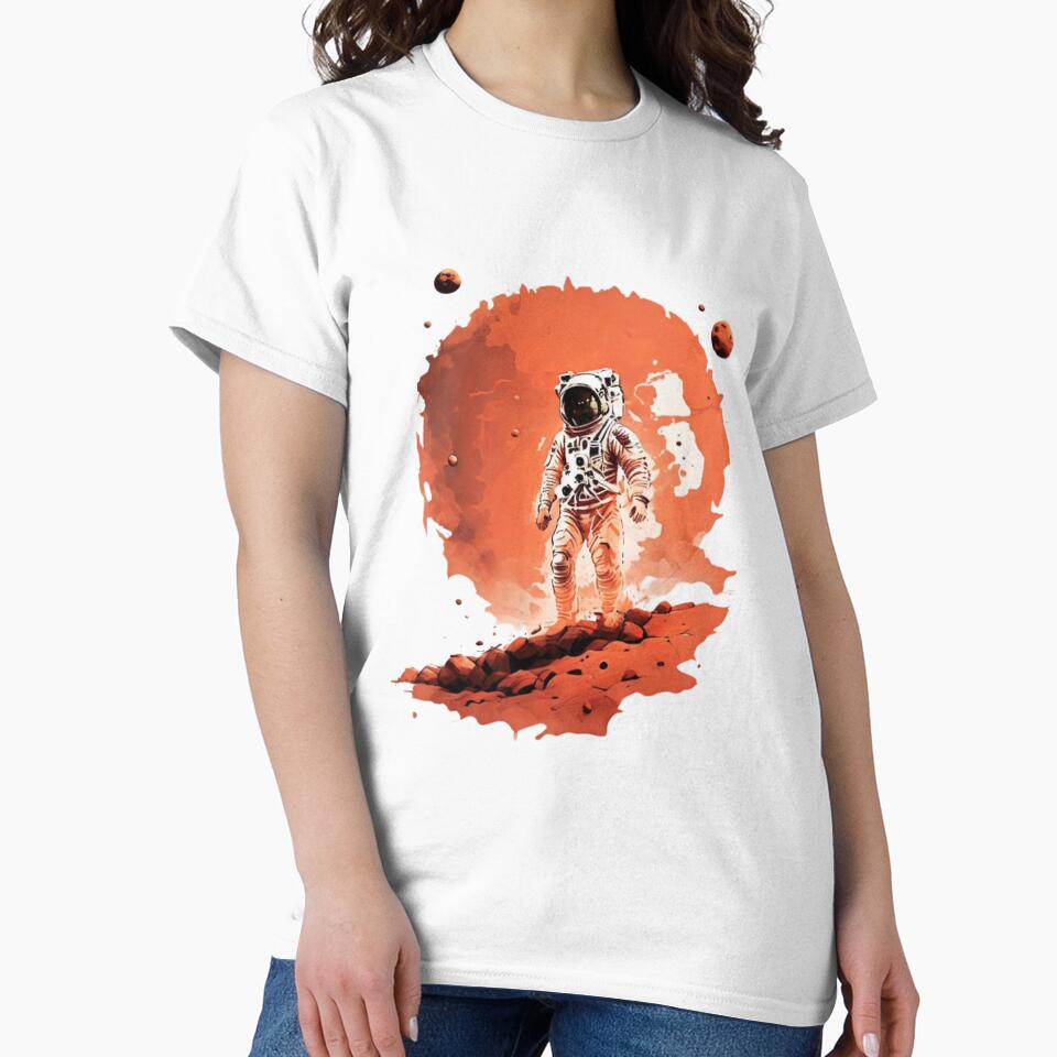 Astronaut Exploring Space/Journey Beyond Earth by Hubert  GrafikaExpressArtistry