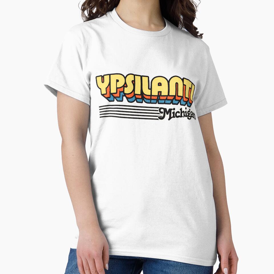 Ypsilanti, Michigan | Retro Stripes by retroready