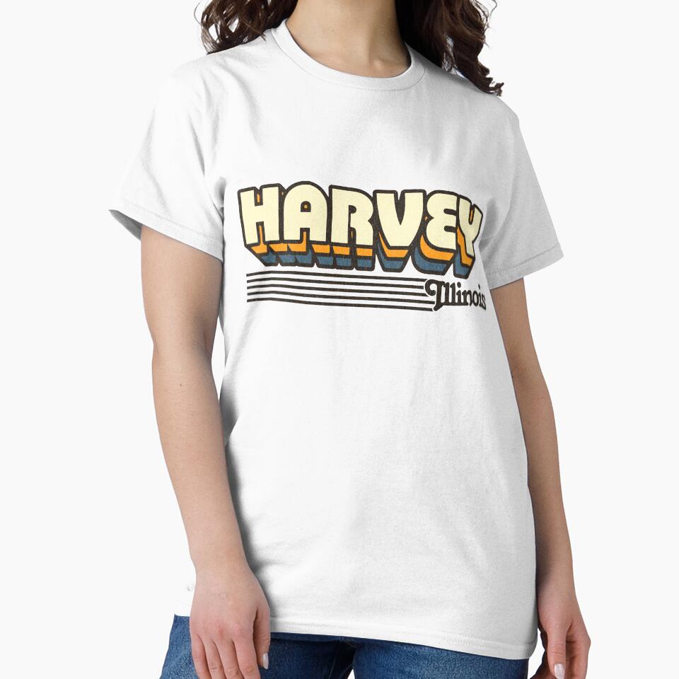 Harvey, Illinois | Retro Stripes by retroready