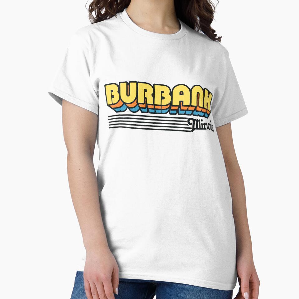 Burbank, Illinois | Retro Stripes by retroready