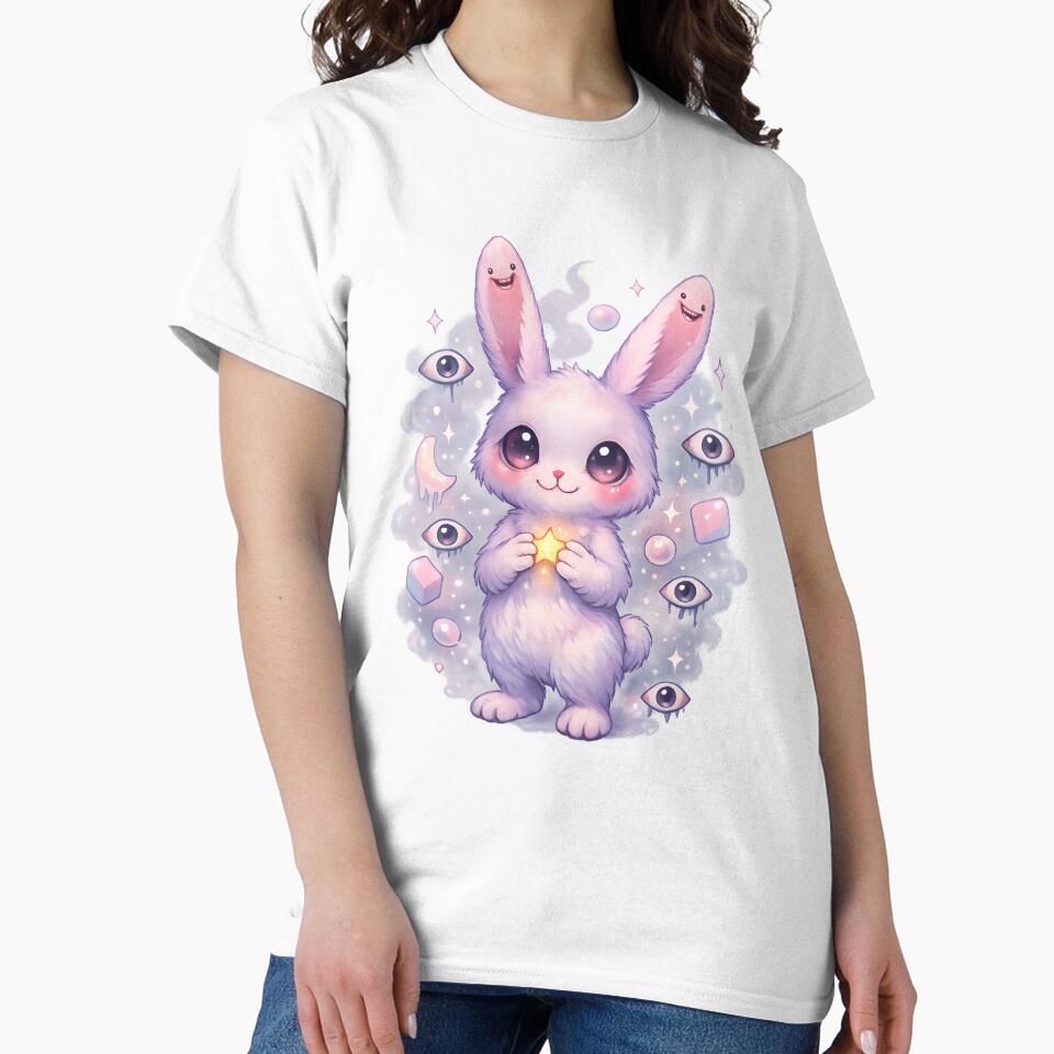 Ear‑Mouth Bunny – Cute Dreamcore Surreal Pet by Rawecz Studio