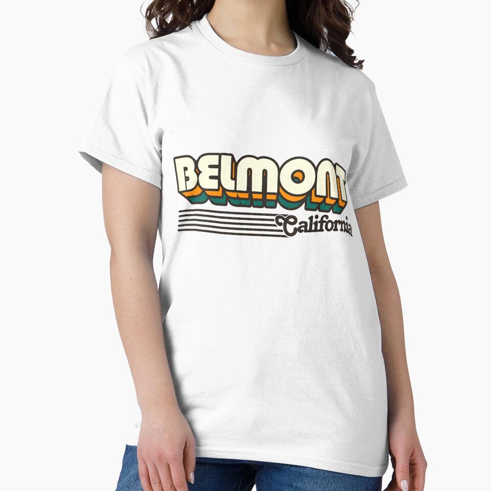 Belmont, California | Retro Stripes by retroready