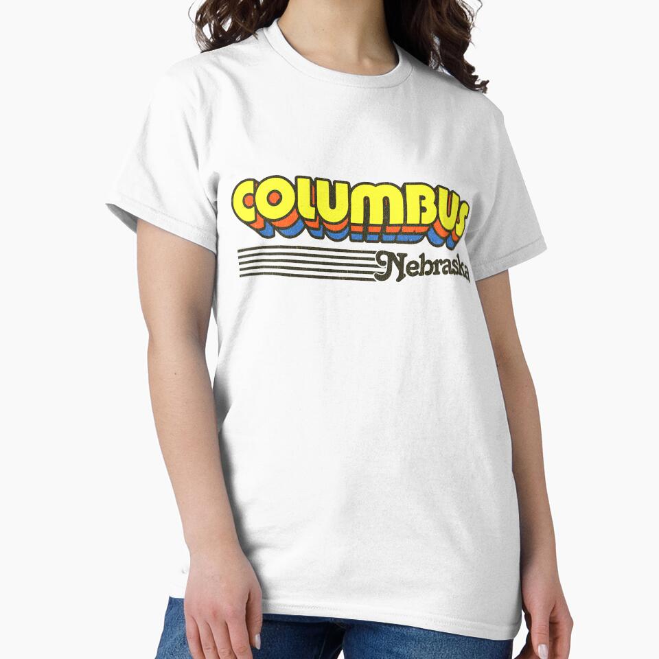 Columbus, Nebraska | Retro Stripes by retroready
