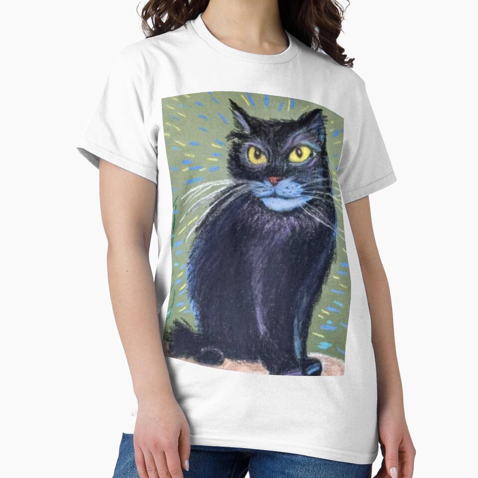 Black Cat. His name is Bayun. The personage from fairytales.The fairytales of this cat are healing. by MariaSibireva
