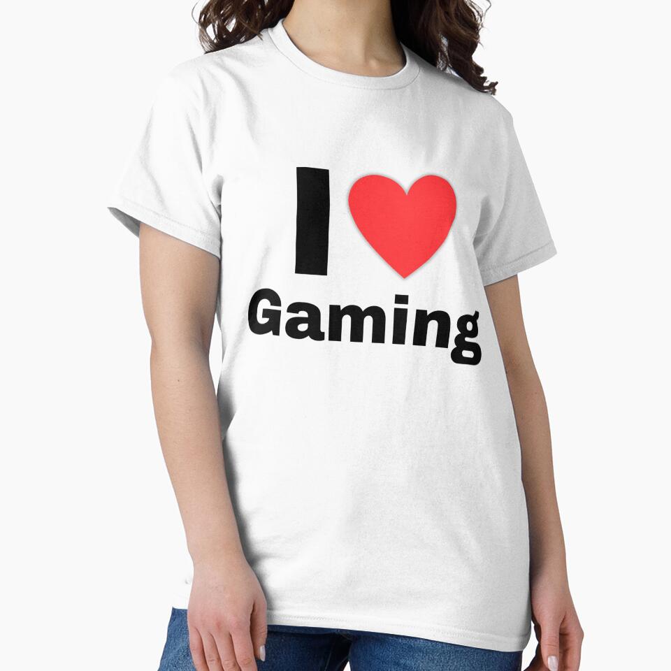 I Love Gaming Minimalist Design by ZetaDream