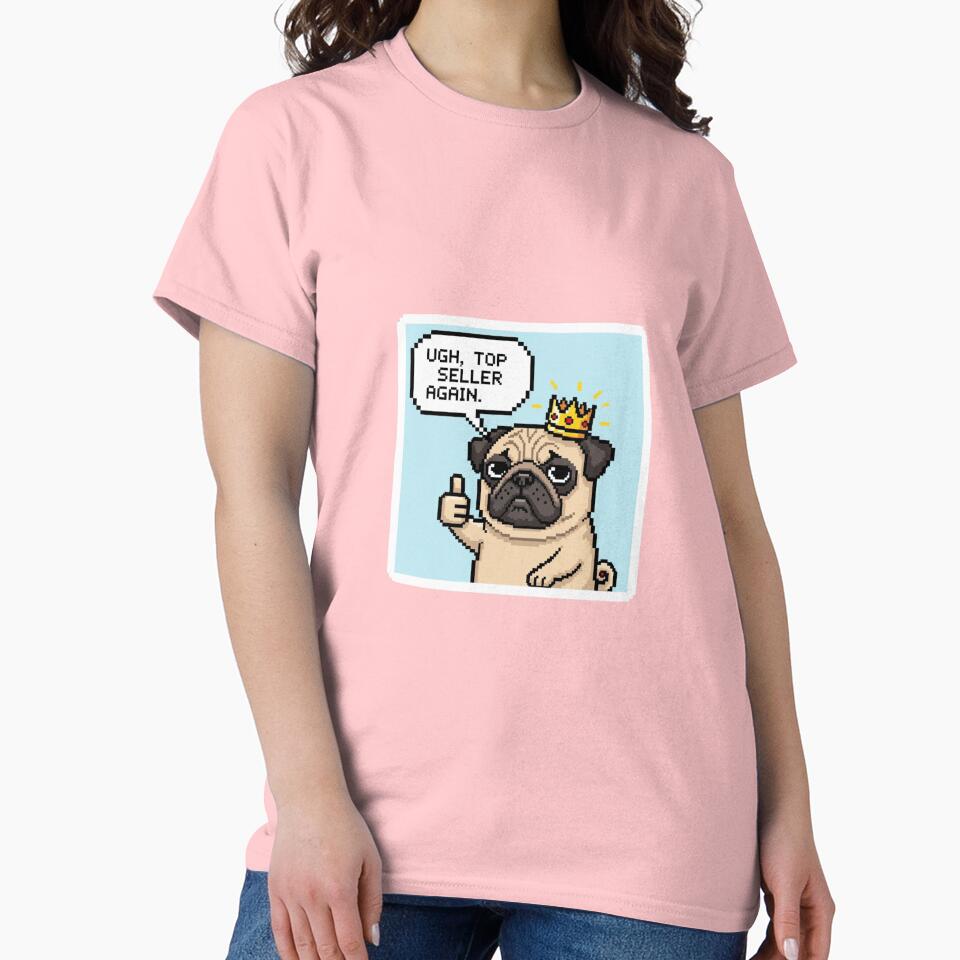 Dog Top Seller again Pixel Sticker by Nubitra