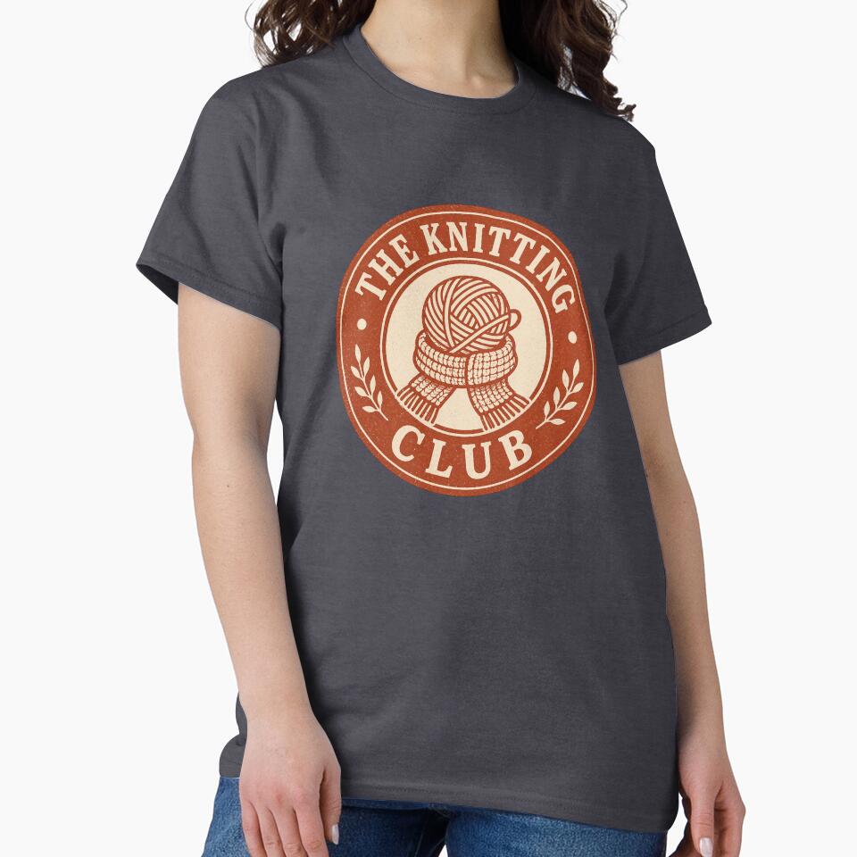 The Knitting Club Vintage Badge by EastEndTownie
