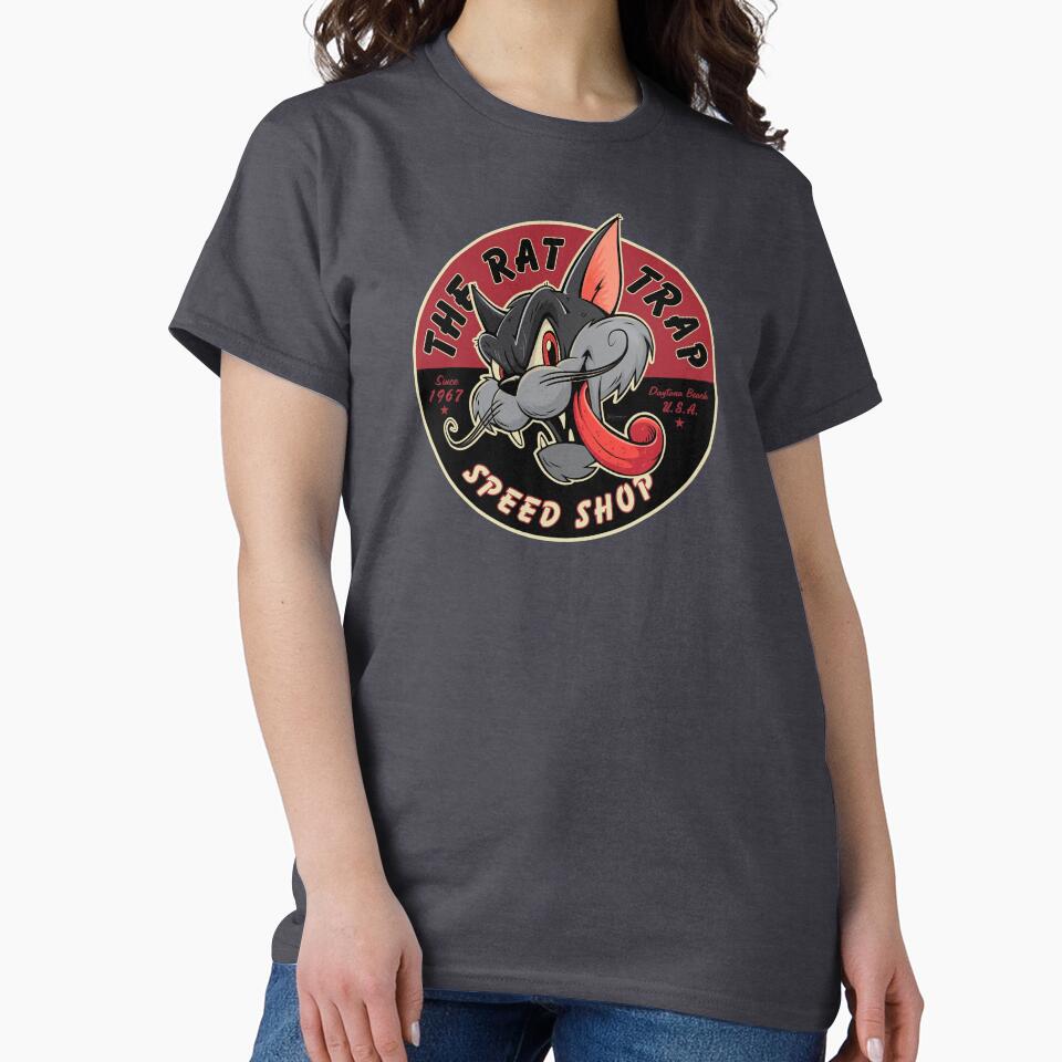 Vintage Rockabilly Hot Rod Cat by TheBujeezis