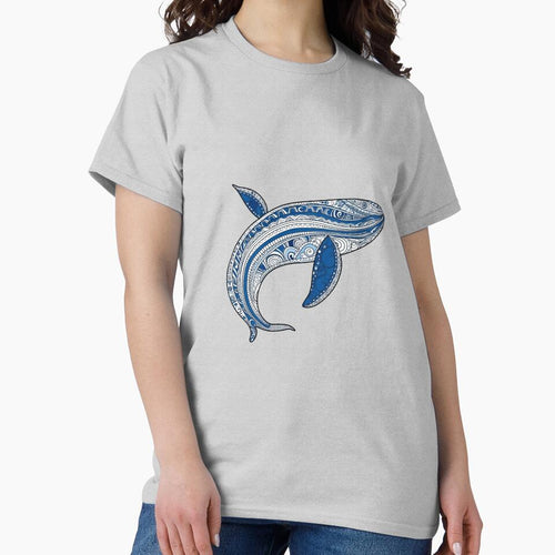 Aboriginal Art Blue Whale by sonorian