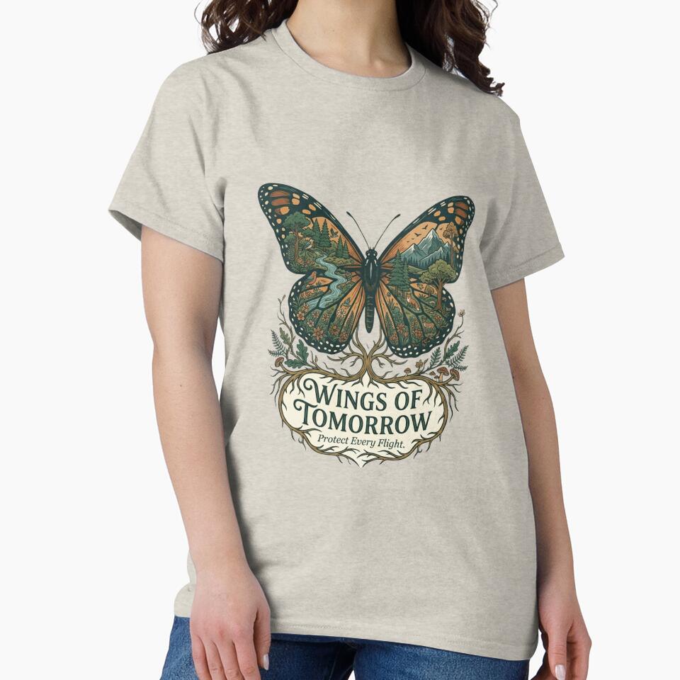 Wings of Tomorrow Butterfly Artwork | Premium Nature Design by Amr Darwish Graphic designer