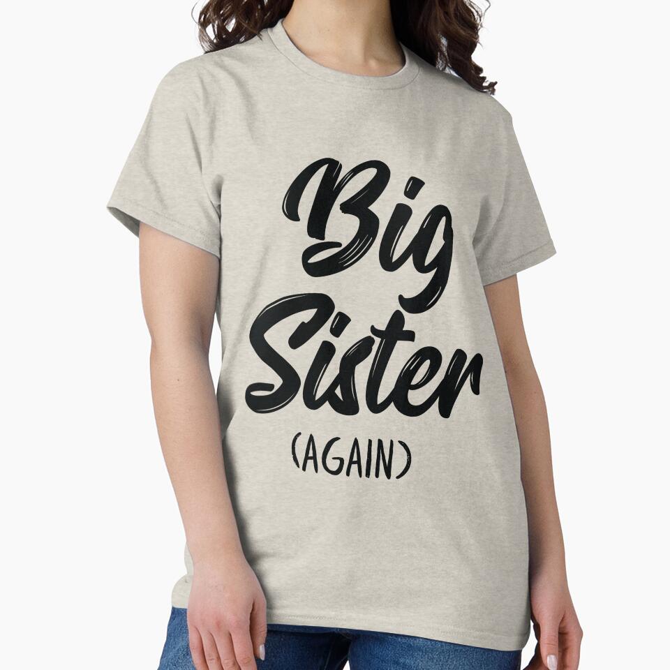 Big Sister Again Girls Pregnancy Announcement by mejeoshop