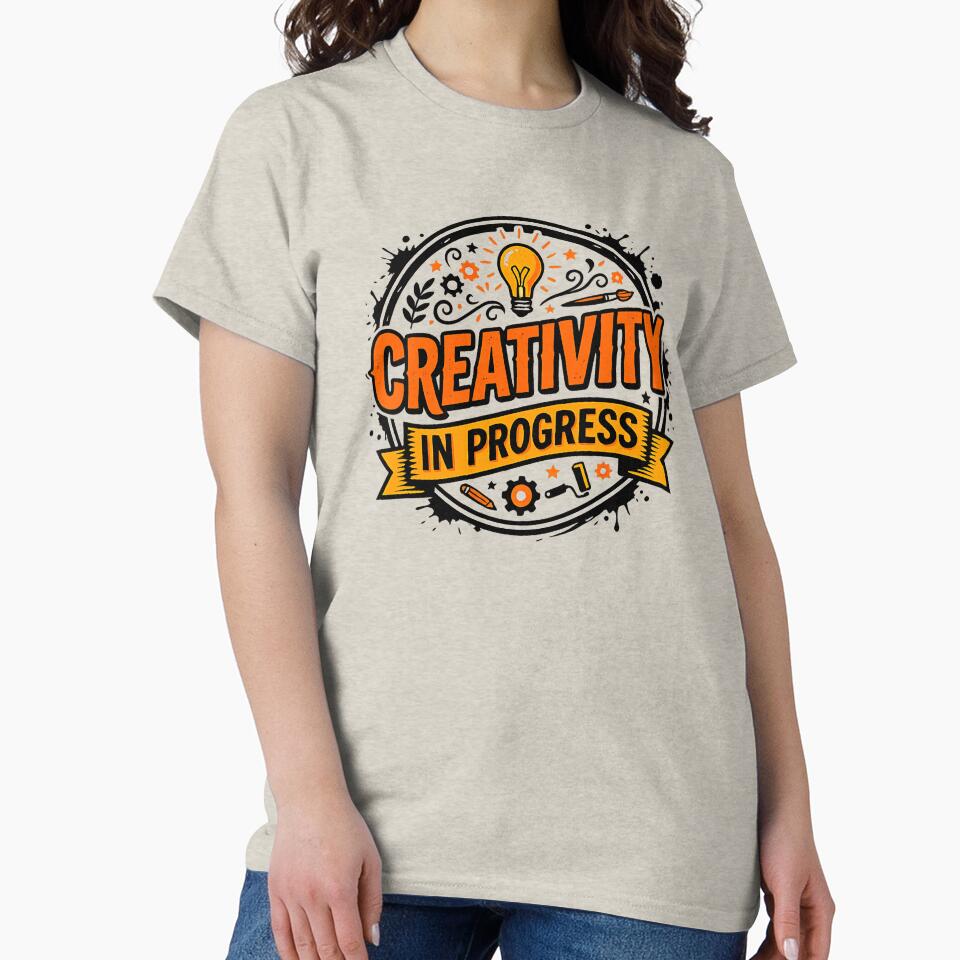 Creativity in Progress – Artist & Designer Inspiration Badge by DesignHouse07