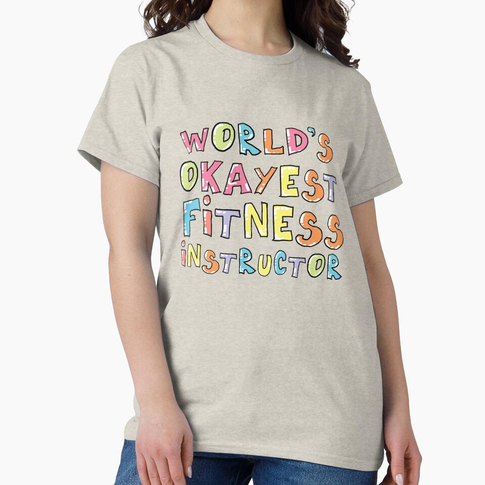 World's Okayest Fitness Instructor Gift Idea by betternotes