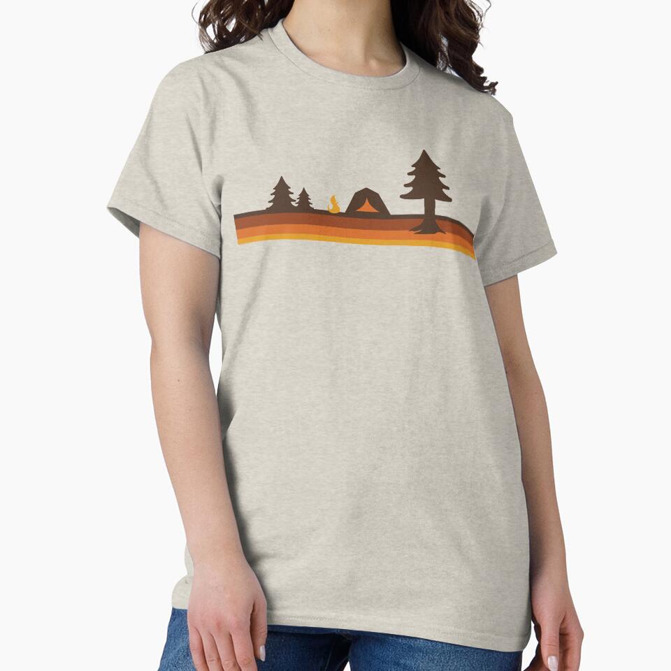Happy Camper (Retro, 70s, Camping) by Amanda Weedmark