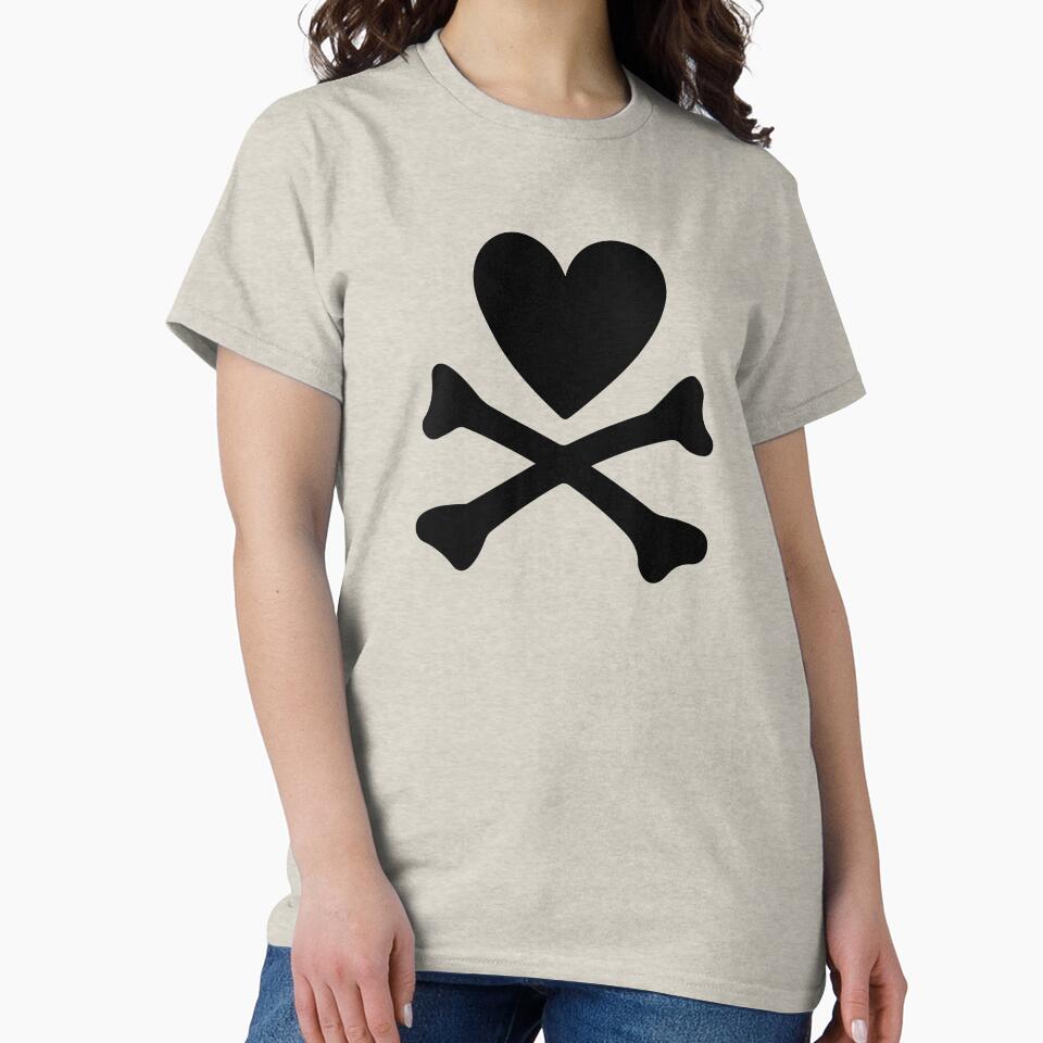 Tokidoki Heart Crossbones Kawaii Anime Goth Girly by 7strikesquad