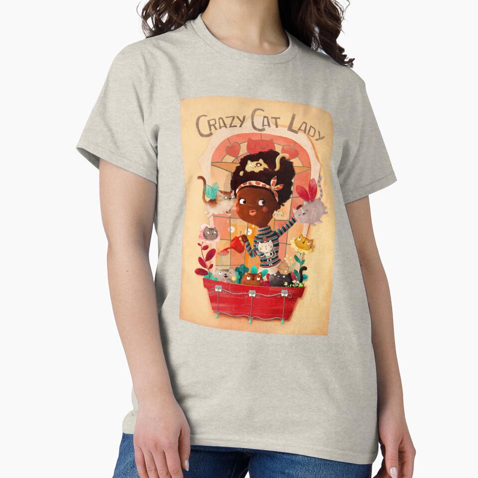 Crazy Cat Lady and her plants by colonelle