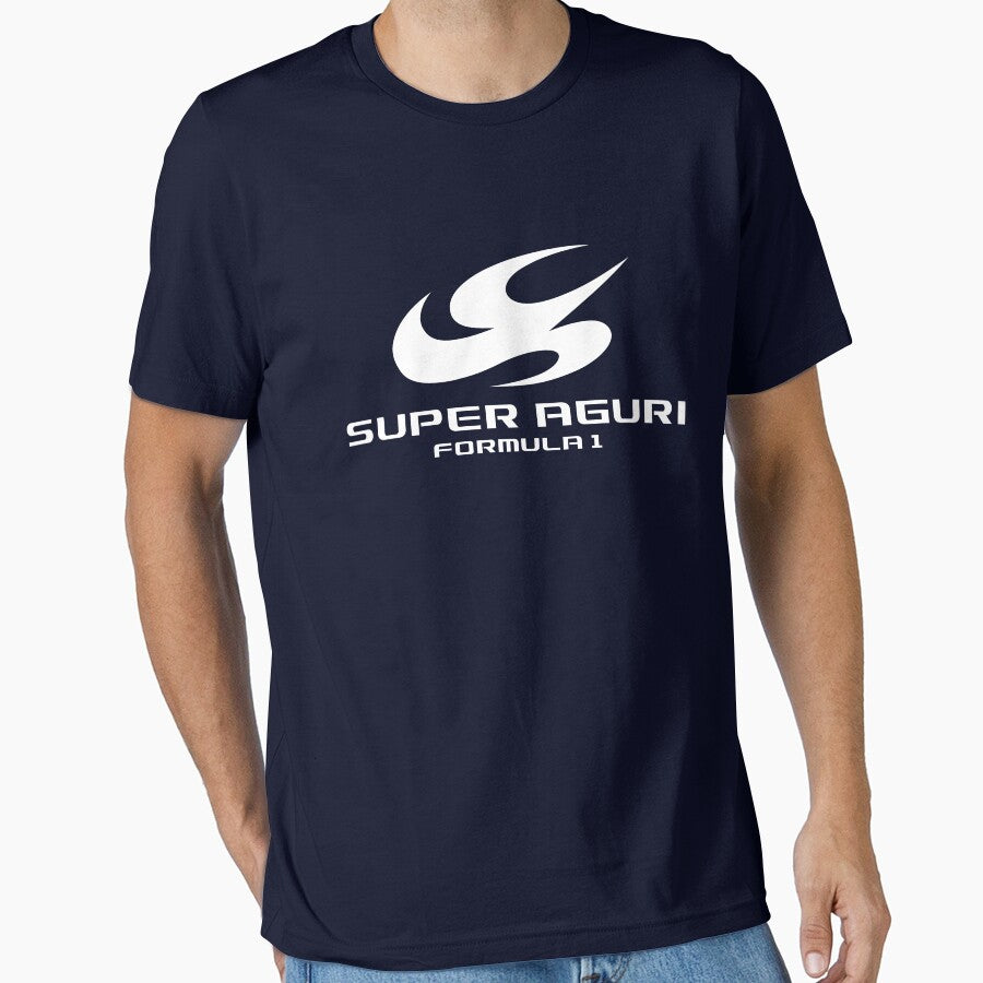 Super Aguri Formula 1 Team logo - white print by retropetrol