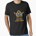 I Workout Because I Really Like Donuts | gym shirts | men fitness | funny exercise shirt | funny fitness shirts | workout clothes | fitness motivational gym shirts | workout shirt by Kreature Look
