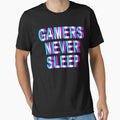 GAMING - GAMERS NEVER SLEEP - TRIPPY 3D GAMING by ShirtWreck