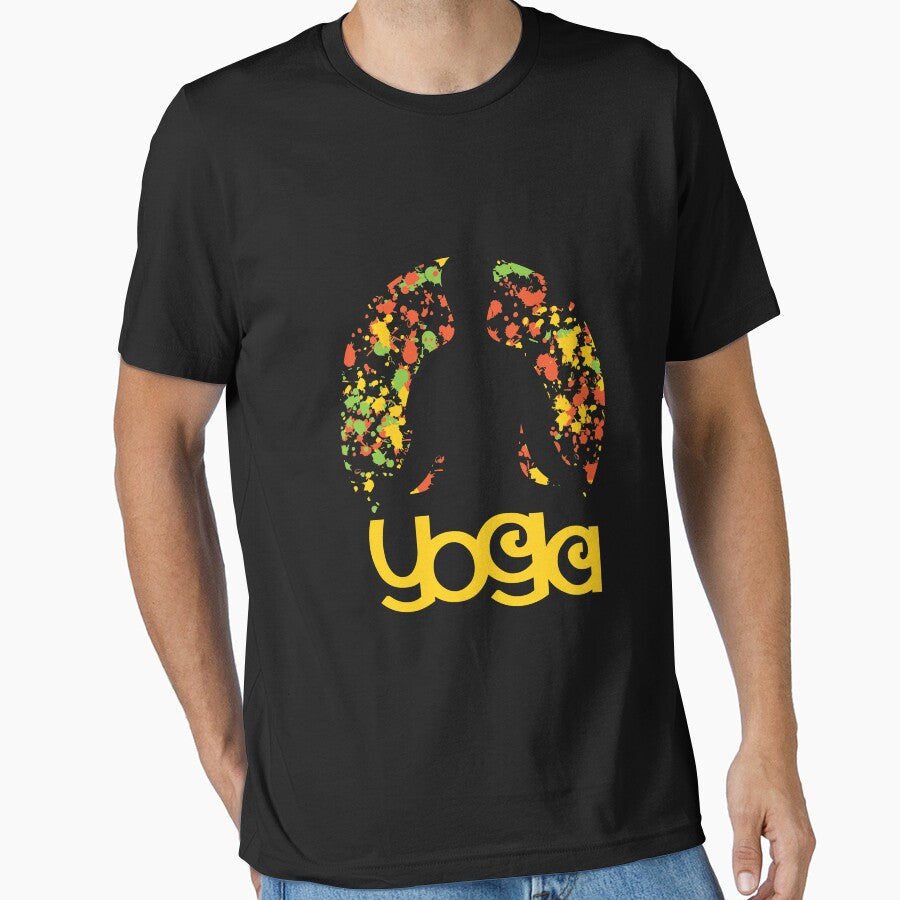 Modern Colored Floral Yoga Design by jazzworldquest