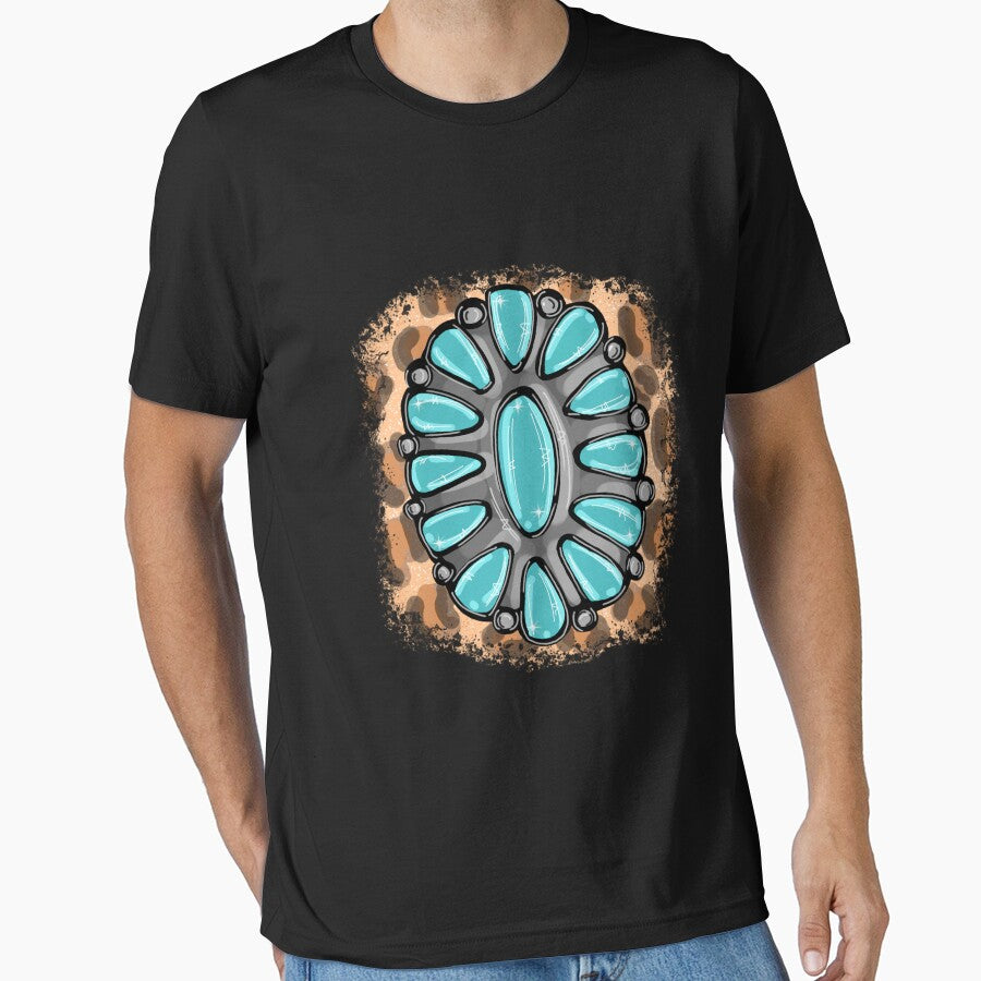 Turquoise Leopard by mbstickerco20