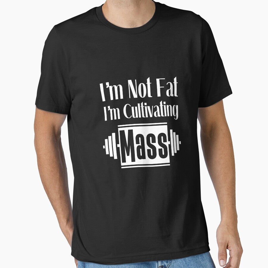 I'm not fat I'm cultivating mass | gym shirts | men fitness | funny exercise shirt | funny fitness shirts | workout clothes | fitness motivational gym shirts | workout shirt by Kreature Look