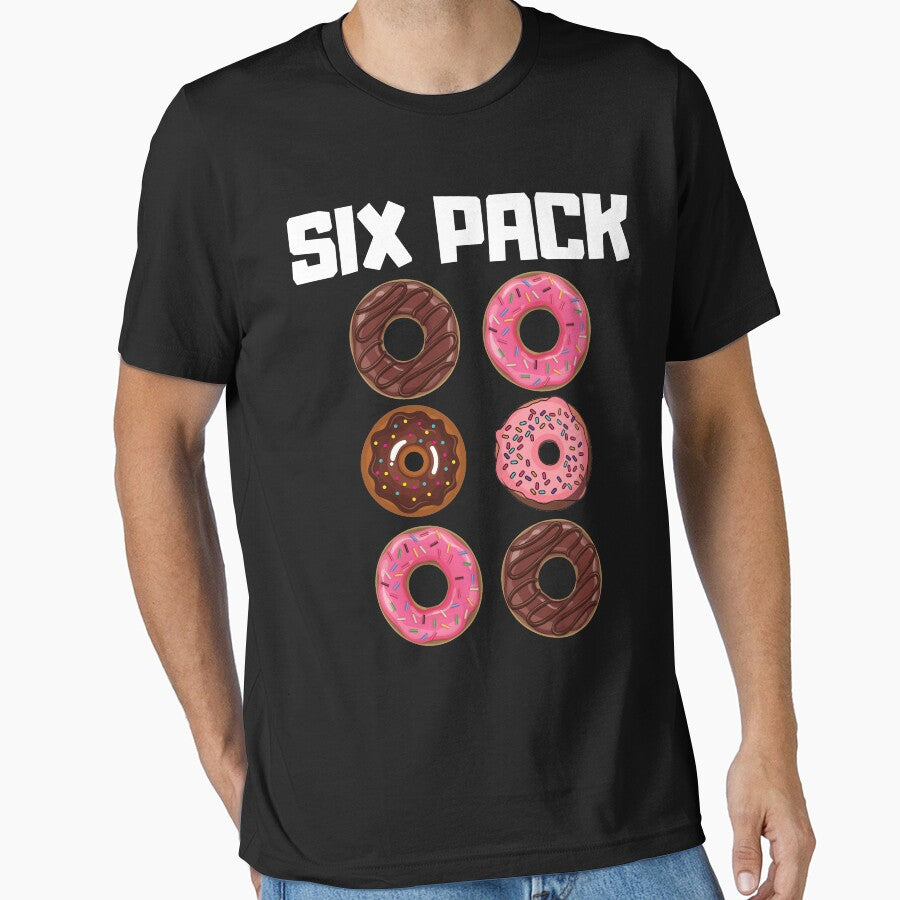 Six Pack Donut - Funny Gym Gift by wapix