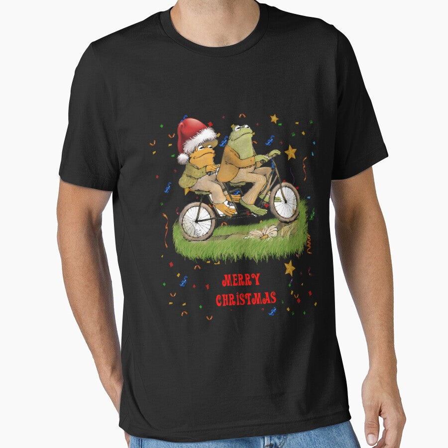 frog and toad on the bike - Merry Christmas by ChosenOnesDen