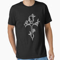 Gothic and Egyptian Ankh Symbol with Roses Goth by FalkDania