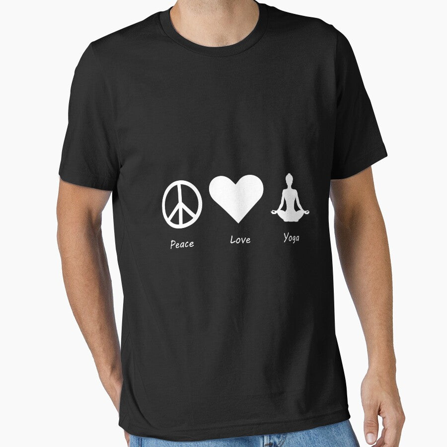 Peace, Love, Yoga. Perfect yoga gift for those that love yoga! by almeapparel