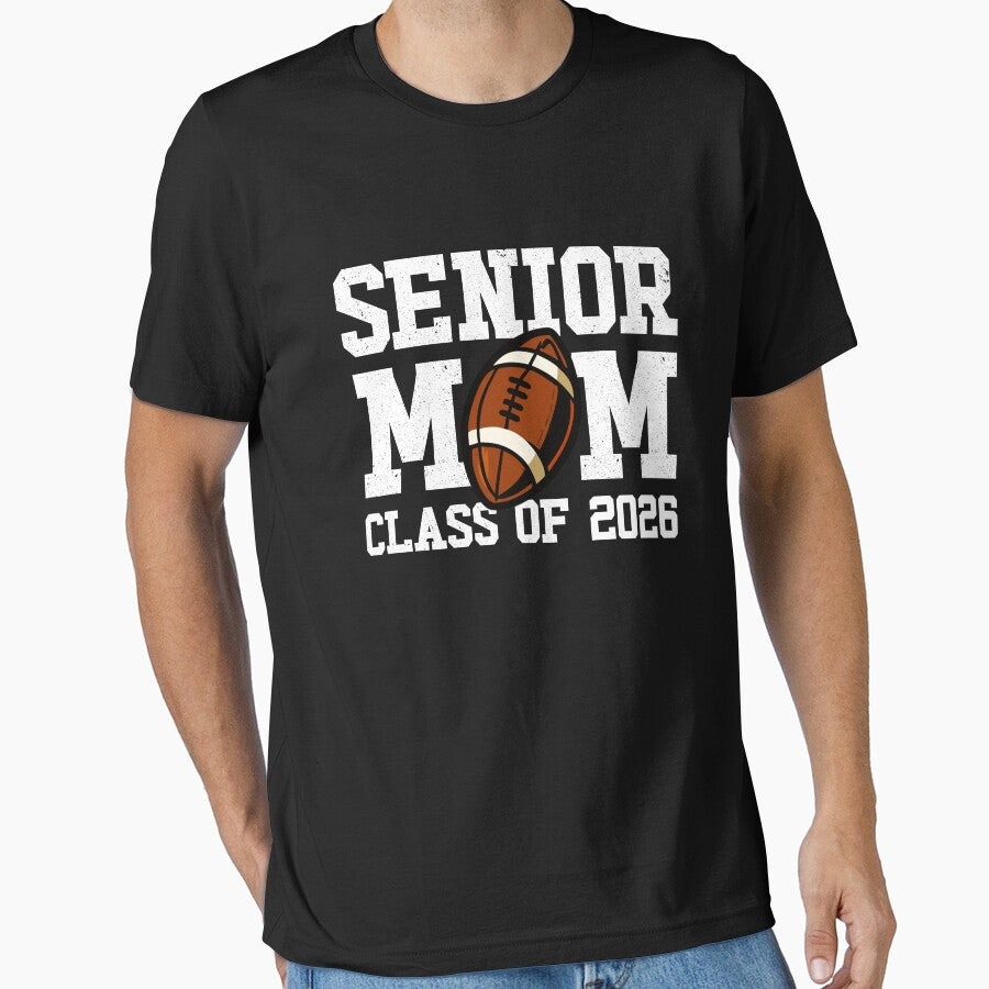 Senior Mom Class Of 2026 Football Mom Gear by DynamicDesign
