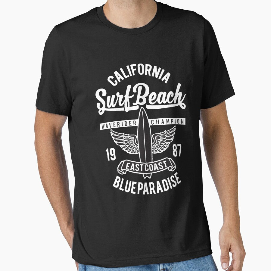 California surf beach - Awesome surfer Gift by Teenation9