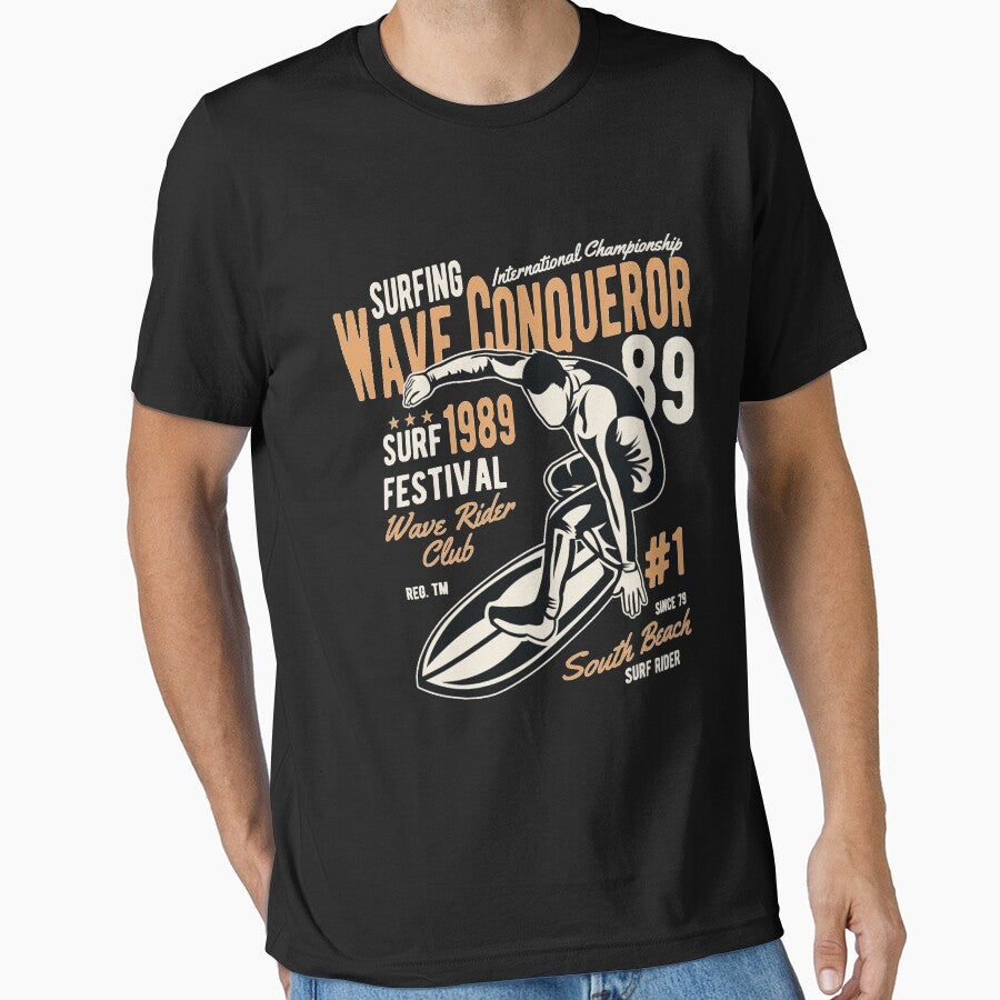 Surfing wave conqueror - Awesome Wave surfing lover Gift by Teenation9