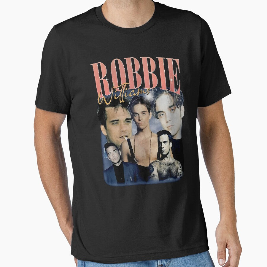 Robbie Williams Retro Tour Vintage Fan Art by VincentGoodLove