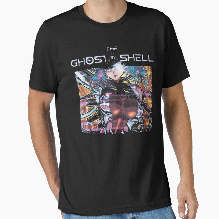 Ghost In The Shell Cyberpunk Anime Fan by Glow-Paw-Studio
